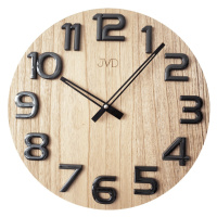 JVD Nástěnné hodiny dřevěné HT97.4