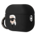 Karl Lagerfeld 3D Logo NFT Karl Head Silikonové pouzdro Airpods Pro 2 černé