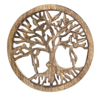 Dřevěná dekorace Strom života MANGO