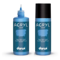 Akrylová barva DARWI ACRYL OPAK 80 ml, světle modrá