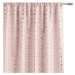 Dekorační vzorovaný závěs s řasící páskou BRILIANTOS růžová 140x250 cm (cena za 1 kus) MyBestHom