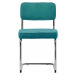 Modrá jídelní židle Unique Furniture Rupert Bauhaus