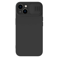 Nillkin CamShield Silky Silicone Case pro iPhone 15 Plus s krytem fotoaparátu - černý