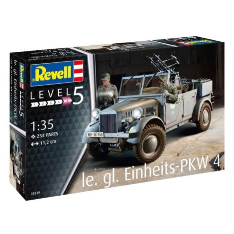 Plastic ModelKit military 03339 - Einheits-PKW Kfz.4 (1:35) Revell