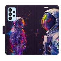 iSaprio Flip pouzdro Neon Astronaut 02 pro Samsung Galaxy A53 5G