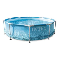 INTEX Bazén s konstrukcí FLORIDA bez příslušenství 3,05 x 0,76m - motiv BEACHSIDE 28206NP