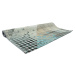 Venkovní vzorovaný koberec PATCHWORK šedá 60x100 cm Multidecor