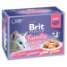 Kapsička Brit Premium Cat Delicate Family Plate, filety v želé Multi 1020g (12x85g)