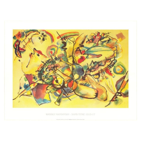 Umělecký tisk Kompozice 1917, Kandinsky, (70 x 50 cm) MIGNECO&SMITH