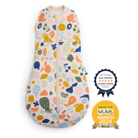 ERGOPOUCH Zavinovačka a vak na spaní 2v1 Cocoon Fruit Salad 3-6 m, 6-8 kg, 2,5 tog