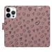 iSaprio Flip pouzdro Heart Dark 02 pro iPhone 15 Pro