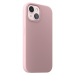 Pouzdro Next One MagSafe Silicone iPhone 13 mini - růžové Růžová