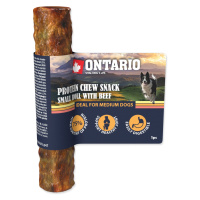 Ontario Protein Chew Snack Small Roll with Beef