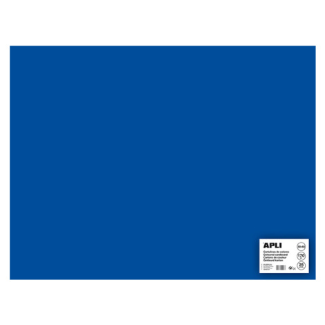 APLI sada barevných papírů, A2+, 170 g, tmavě modrý - 25 ks