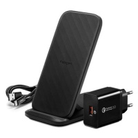 Spigen F316W Qi Fast Wireless Charger + Stand 15W