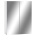 323607 vidaXL Bathroom Mirror Cabinet White 60x15x75 cm MDF