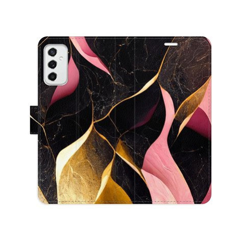 iSaprio flip pouzdro Gold Pink Marble 02 pro Samsung Galaxy M52 5G