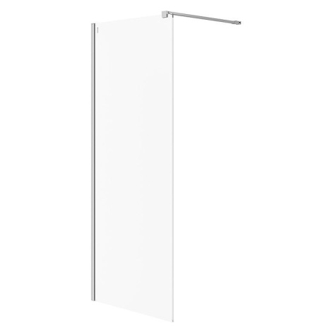 CERSANIT Sprchová zástěna WALK-IN MILLE 80X200, chrom, průhledné sklo S161-005