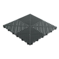 Swisstrax dlaždice modulární podlahy typu Ribtrax Pro 40×40 cm barva Slate Grey šedá
