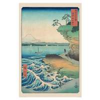 Plakát, Obraz - Hiroshige - Seashore at Hoda, (61 x 91.5 cm)