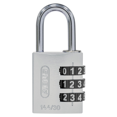 ABUS Hliníkový číslicový zámek, 144/30 Lock-Tag, bal.j. 6 ks, stříbrná