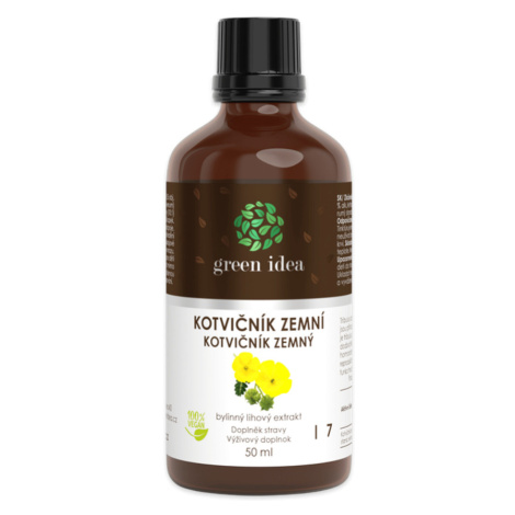 Green idea Kotvičník zemní tinktura - kapky