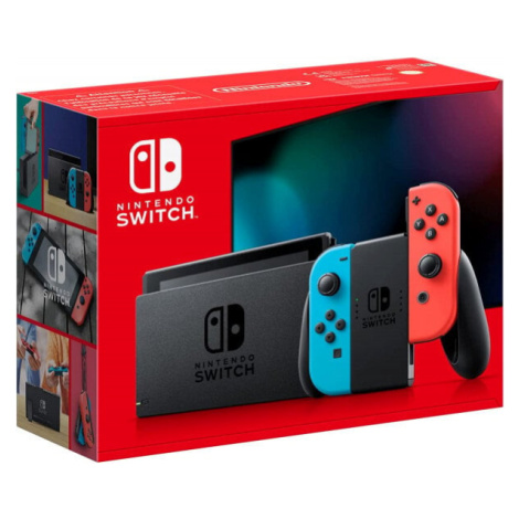 Nintendo Switch (2022), červená/modrá - NSH0062