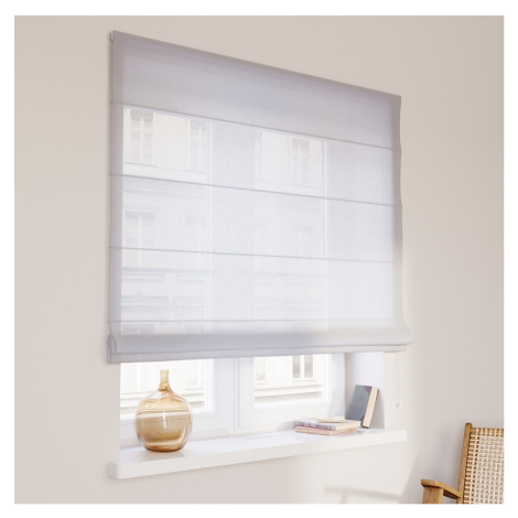 Dekoria Římská roleta Capri, průsvitná bílá, Romantica, 181-15