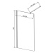 AQUALINE WALK-IN zástěna jednodílná k instalaci na zeď, 800x1900 sklo Brick WI080