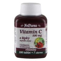 MedPharma Vitamin C 500 mg s šípky a prodlouženým účinkem 107 tablet