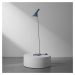 Louis Poulsen Designová stojací lampa Louis Poulsen AJ modrošedá