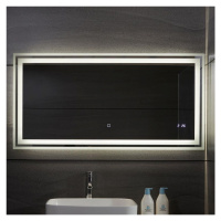 Aquamarin Koupelnové zrcadlo s LED osvětlením, 120 x 60 cm