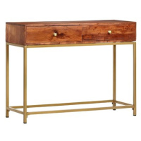 Konzolový stolek 100x35x76 cm masivní akáciové dřevo