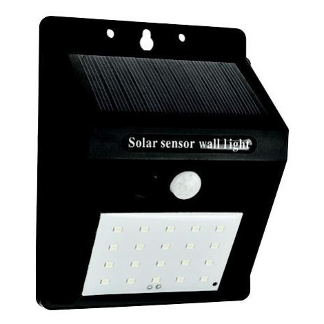 Eurolamp LED Solární nástěnné svítidlo se senzorem LED/0,55W/3,7V 6500K IP65