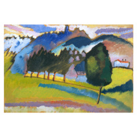 Obrazová reprodukce Landscape with Rolling Hills (1910), Wassily Kandinsky, 40 × 26.7 cm