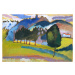 Obrazová reprodukce Landscape with Rolling Hills (1910), Wassily Kandinsky, 40 × 26.7 cm