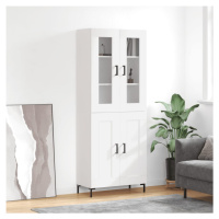 vidaXL Skříň highboard bílá 69,5 x 34 x 180 cm kompozitní dřevo