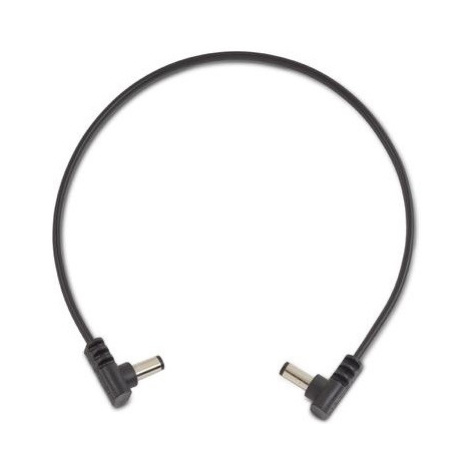 Rockboard Flat Power Cable - Black 30 cm / 11,81 angled/angled