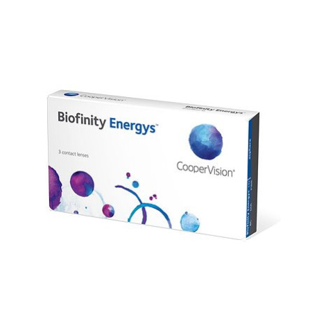 Biofinity Energys (3 čočky) dioptrie: -9.50, zakřivení: 8.60 CooperVision