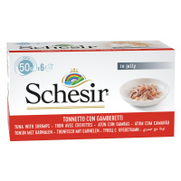 Schesir Small 6 x 50 g - Tuňák s krevetami v želé