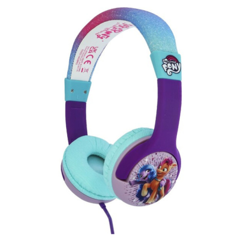 OTL drátová sluchátka dětská s motivem My Little Pony fialová/modrá OTL Technologies