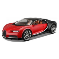 BUGATTI CHIRON 1:18 červeno-černé