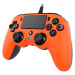 Nacon Wired Compact Controller PS4 Oranžová