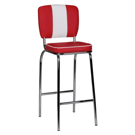 Barová Židle American Diner Červenobílá Möbelix