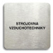 Accept Piktogram "strojovna vzduchotechniky II" (80 × 80 mm) (stříbrná tabulka - černý tisk bez 