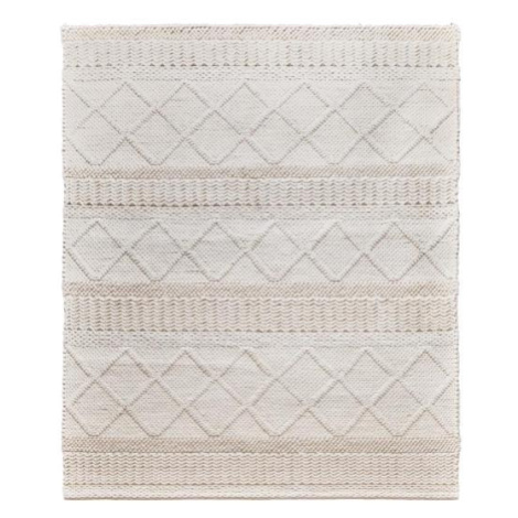 Diamond Carpets koberce Ručně vázaný kusový koberec Geneva DE 7951 White Mix - 140x200 cm