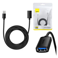 Prodlužovací kabel Baseus USB 3.0 samec-samice, řada AirJoy, 2 m (černý)