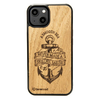 Pouzdro Bewood pro iPhone 15 Kotva Dub