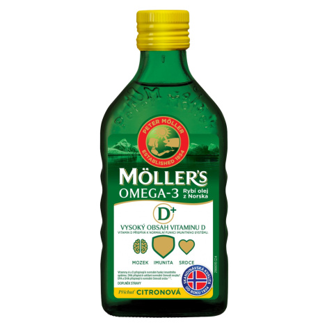 Möllers Omega 3, 50+ citrón 250 ml Mollers