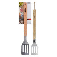 Obracečka grilovací 46cm BBQ nerez, dřev.ruk. MA385166